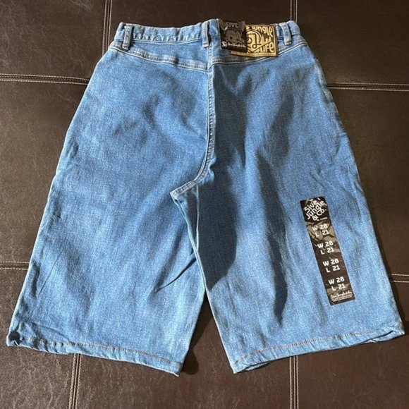 (Y) 5ive Jungle & Co Women's Jean Shorts - Picture 5 of 5